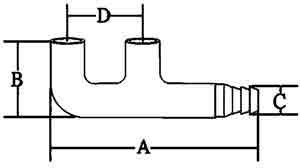 RVS Verzinkbare klamp (compleet met plastic adapter voor waterafvoer) - 078841 3 72dpi - 9078841