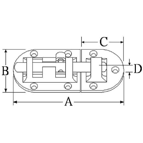 RVS Schuifgrendel, A=90mm, B=38mm, C=36mm, D=17mm - 078865 1 72dpi - 9078865