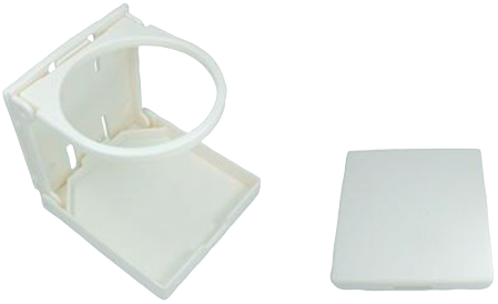 Kunststof drankhouder, klapbaar, A=104mm, B=98mm, C=94mm, wit - 078885 72dpi - 9078885
