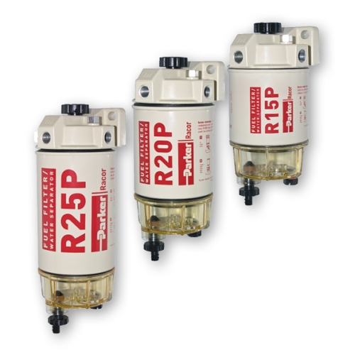 Racor Spin-On filter met waterafscheider en doorzichtig reservoir, model 215R30 New 200 Series - 079001 72dpi 1 - 9079001