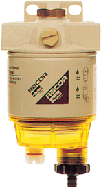 Racor Spin-On filter met waterafscheider en doorzichtig reservoir, model 230R30 New 200 Series - 079002 72dpi - 9079002