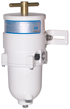 Racor Marine 'Turbine' dieselfilter met waterafscheider, model 1002MAM30, capaciteit 681l/u - 079026 72dpi - 9079026
