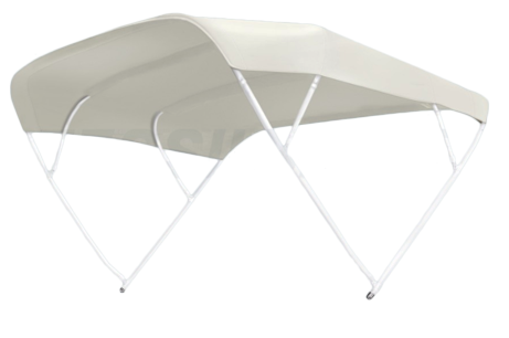 Zonnetent model 'Sixty', wit, 255x156x252cm; aluminium beugels - 080050 w 1 1 1 1 - 9080054/W