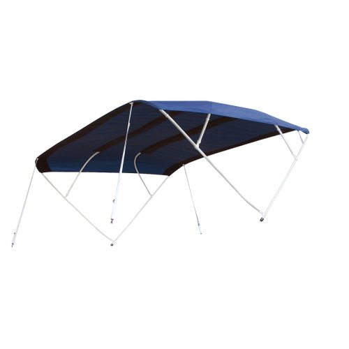 Zonnetent model 'Sixty', navy, 255x156x252cm; aluminium beugels - 080050 - 9080054