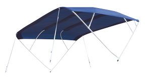 Zonnetent model 'Sixty', navy, 230x156x252cm; aluminium beugels - 080052 72dpi - 9080052