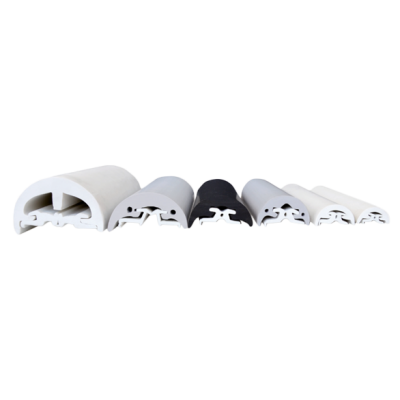 Stootlijst 'Radial 52', grijs, H=39mm, rollengte 16m - 080252 1 - 9080260