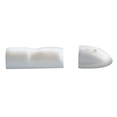 Plastic-eindstuk voor stootlijst 'Radial 40', lichtgrijs - 080306 72dpi - 9080306
