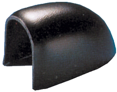 Plastic-eindstuk voor stootlijst 'Radial 52 & 65', zwart - 080310 72dpi - 9080310