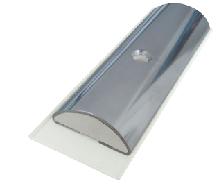 Kunststof basisprofiel laag voor 'Sphaera 35', minimale order 12m, wit (prijs per meter) - 080322 72dpi - 9080322