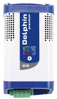 Dolphin premium elektronische acculader, 12V, 15A, capaciteit 220Ah, 96x120x238mm - 086213 72dpi 1 - 9086213