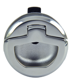 RVS Luiksluiting met draaigreep, A=9-22mm, B=19-25mm, C=54mm, D=45mm - 098120 72dpi - 9098120