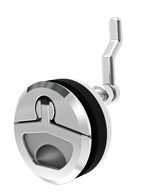 RVS Luiksluiting met draaigreep, A=8-25mm, B=22-76mm, C=62mm, D=50mm, E=71mm, F=54mm - 098121 72dpi - 9098121