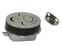 RVS Luiksluiting met draaigreep, waterdicht, A=4-13mm, B=25mm, C=61mm, D=50mm - 098122 72dpi - 9098122