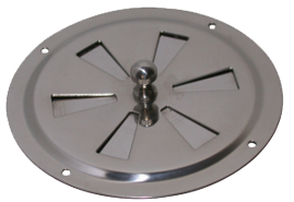 RVS Ventilatierozet met draaischijf, &Oslash;102mm - 098145 72dpi - 9098145