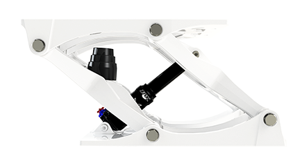 Shockwave S5 AL verende stoelpoot - (wit) - 10000542 2 - 10000542