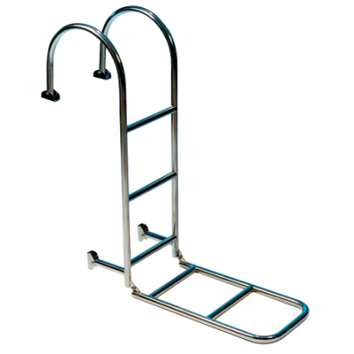 RVS Zwemtrap, 6-treden, voor dekmontage, afm. uitgeklapt 300x1620mm, buis &Oslash;25mm - 110048 72dpi - 110048