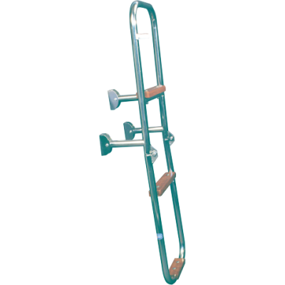 RVS Zwemtrap, 3-treden met hout bekleed, afm. uitgeklapt 240x930mm, buis &Oslash;20mm - 110054 72dpi - 110054