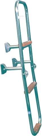 RVS Zwemtrap, 3-treden met hout bekleed, afm. uitgeklapt 240x930mm, buis &Oslash;20mm - 110054 72dpi - 110054