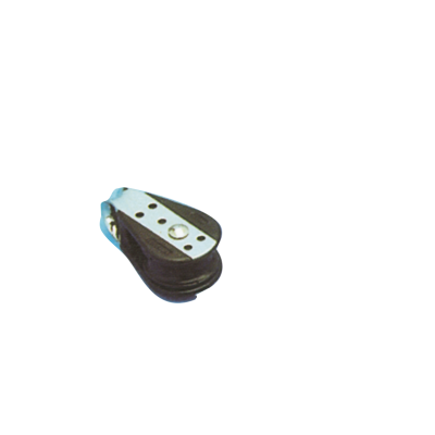 Kunststof enkelschijfsblok, 8mm, kogellagers 28mm, werkbelasting 150kg, breekkracht 750kg - 116000 72dpi - 116000