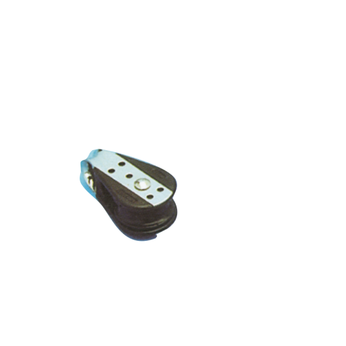 Kunststof enkelschijfsblok, 8mm, kogellagers 28mm, werkbelasting 150kg, breekkracht 750kg - 116000 72dpi - 116000