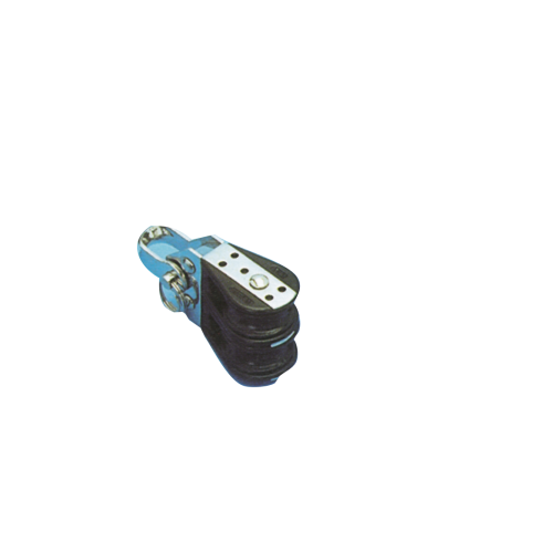 Kunststof tweeschijfsblok, 8mm, kogellagers 28mm, werkbelasting 150kg, breekkracht 750kg - 116500 72dpi - 116500