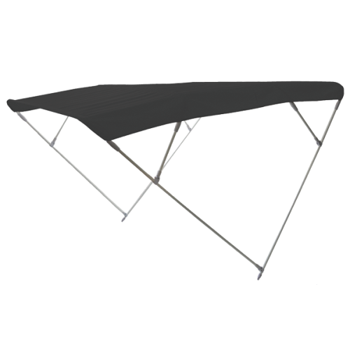 Zonnetent model 'Wilma', blauw, 255x200x150cm, aluminium beugels - 124175 - 124200