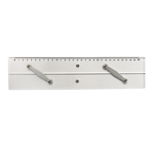 Plexiglas parallel-lineaal, L=300mm - 139043 - 139043