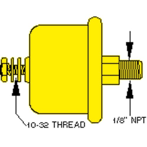 Oliedrukzender single station 80PSI (5,5 Bar), 1/8" NPTF (SW: 240-33 Ohm) - 1500171 1 - 1500171E