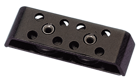 Aluminium kogelgelagerde organizer tweeschijfs, 10mm, schijf &Oslash;38mm, L=125mm, breekkracht - 154500 - 154500
