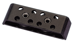 Aluminium kogelgelagerde organizer tweeschijfs, 10mm, schijf &Oslash;38mm, L=125mm, breekkracht - 154500 - 154500