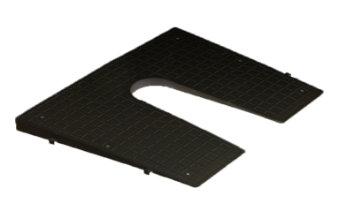 Spiegelplaat taps, 450x360mm, zwart - 16195139 72dpi - 16195139