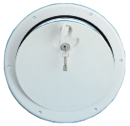 Kunststof Inspectieluik met slot, A=250mm, B=235mm, C=315mm, F=265mm, wit - 1643579 72dpi - 1643579