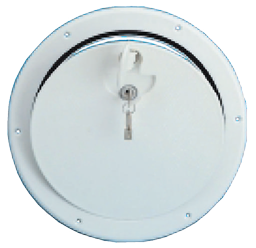 Kunststof Inspectieluik met slot, A=230mm, B=190mm, C=265mm, F=210mm, wit - 1643585 72dpi - 1643585
