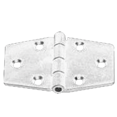 Polyamide kunststof scharnier, Zeshoekig wit, 95x60mm, 270&deg; - 1643652 72dpi - 1643652