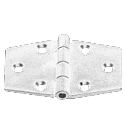 Polyamide kunststof scharnier, Zeshoekig wit, 95x60mm, 270&deg; - 1643652 72dpi - 1643652