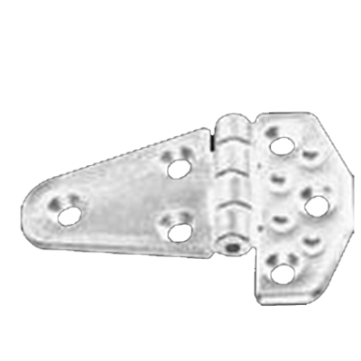 Polyamide kunststof scharnier, Met verzet wit, 100x60mm, 270&deg; - 1643661 72dpi - 1643661