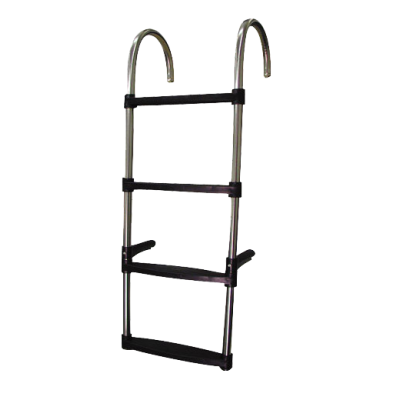 Zwemtrap RVS 4-treden; Kuststof antislip treden - 1650054 72dp - 1650054