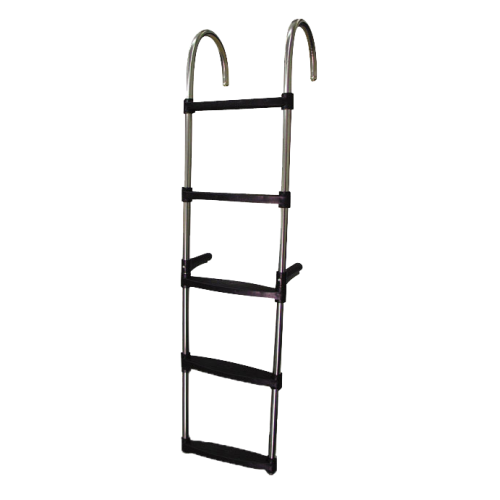Zwemtrap RVS 5-treden; Kuststof antislip treden - 1650055 72dp - 1650055