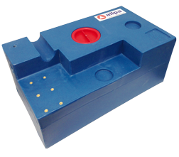 Losse polyethyleen vuilwatertank, rechthoekig, 73ltr, 750x400x300mm - 184278 new 72dpi - 184278