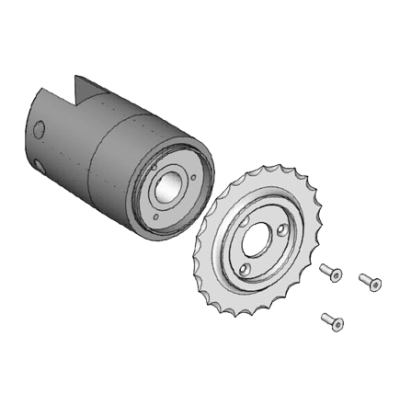 RVS 316 touwsnijder voor saildrive Volvo 120S inclusief anode - 22 400390251 72dpi - 22.40039022