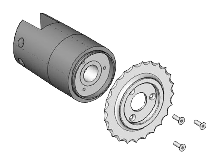 RVS 316 touwsnijder voor saildrive Technodrive SeaProp-60 inclusief anode - 22 400390251 72dpi - 22.40039024