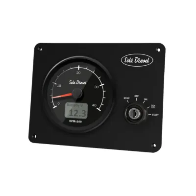 Sol&eacute; Instrumentenpaneel SSG-20 Mini-33/44 ETS 12V Black - 2263972211ns - 22.63972211NS