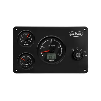 Sol&eacute; Instrumentenpaneel SSG-30 SK-60 ETR 12V zwart (vervangt SVT-30, 22.609A0102R) - 22639a0311ns - 22.639A0311NS
