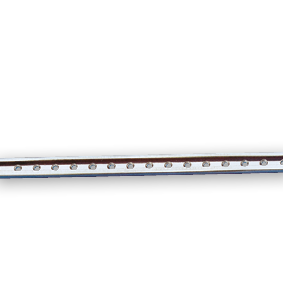 RVS U-rail, 1000x25x7mm, opening=12mm - 230100 - 230100