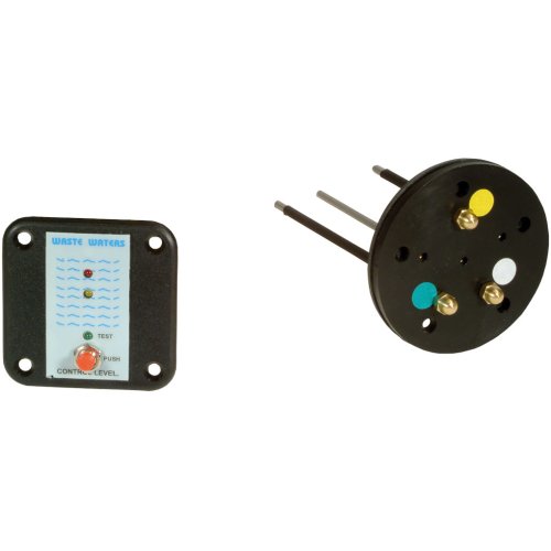 Controlepaneel vuilwatertank met tankzender, 12V/24V, 62x62mm, met LED-indicatie voor 3/4-tank - 259251 72dpi - 259251
