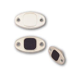 Enkele magnetische deur/kast houder, 26x32x15mm - 269015 samen - 269015