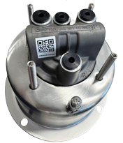 RVS verdiepte inbouwflens 38mm voor hydraulische stuurpompen - 269100 2 - 269100