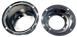 RVS verdiepte inbouwflens 75mm voor hydraulische stuurpompen - 269105 3 - 269105