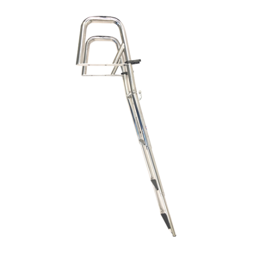 RVS telescopische zwemtrap 'Cruiser' voor zwemplateau; 3+1 ovale treden - 269800 72dpi - 269800