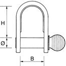 RVS plaatsluiting, &Oslash;5mm, B=16mm, H=25mm (breekkracht 1050kg) - 270400 01 72dpi - 270400